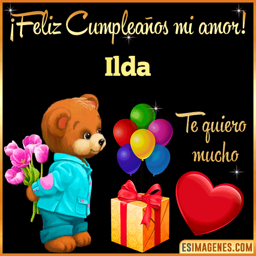 Feliz Cumple mi Amor  Ilda