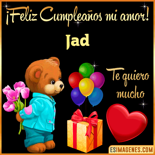 Feliz Cumple mi Amor  Jad