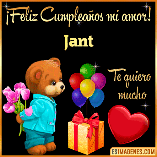 Feliz Cumple mi Amor  Jant