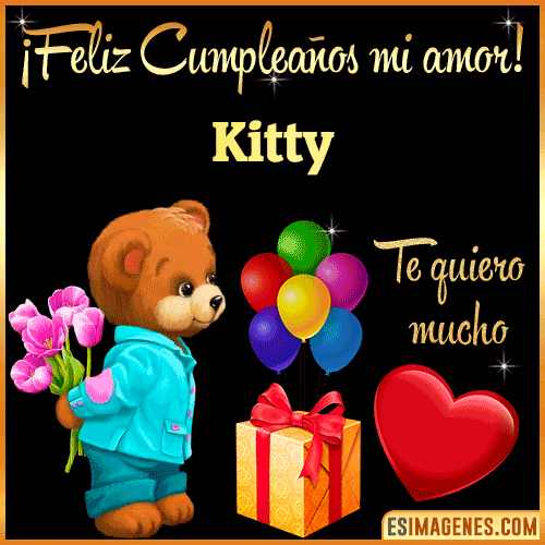 Feliz Cumple mi Amor  Kitty