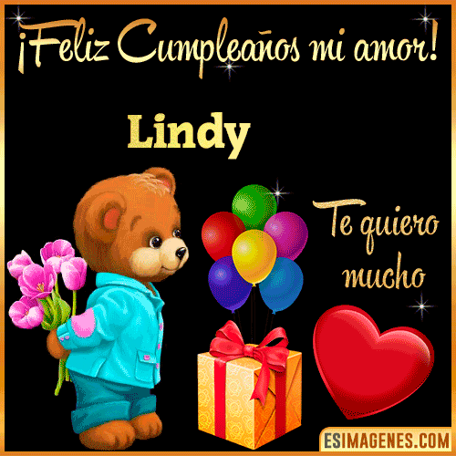 Feliz Cumple mi Amor  Lindy