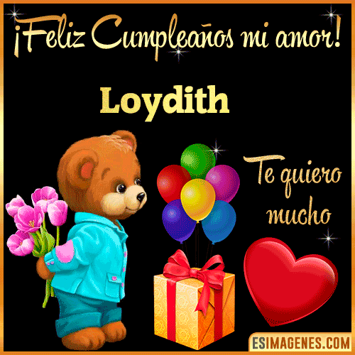 Feliz Cumple mi Amor  Loydith