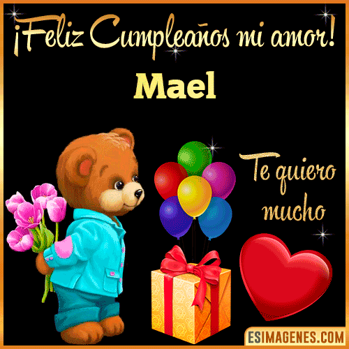 Feliz Cumple mi Amor  Mael