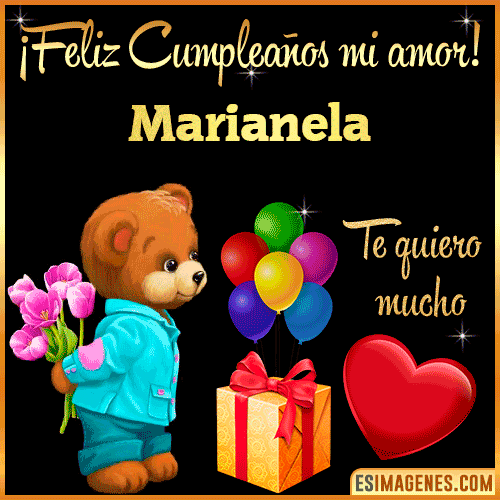 Feliz Cumple mi Amor  Marianela