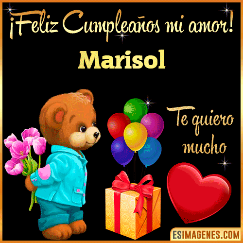 Feliz Cumple mi Amor  Marisol
