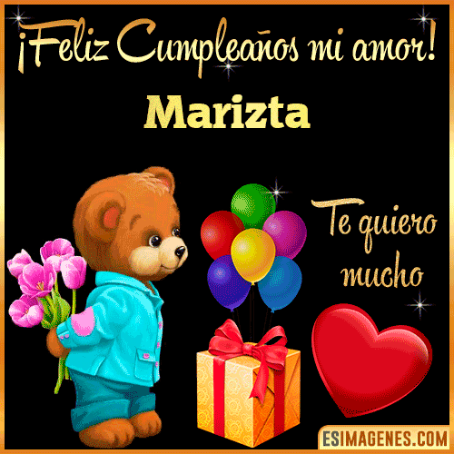 Feliz Cumple mi Amor  Marizta