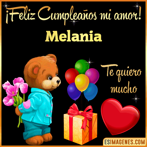 Feliz Cumple mi Amor  Melania