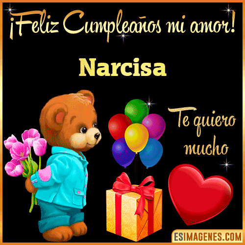 Feliz Cumple mi Amor  Narcisa