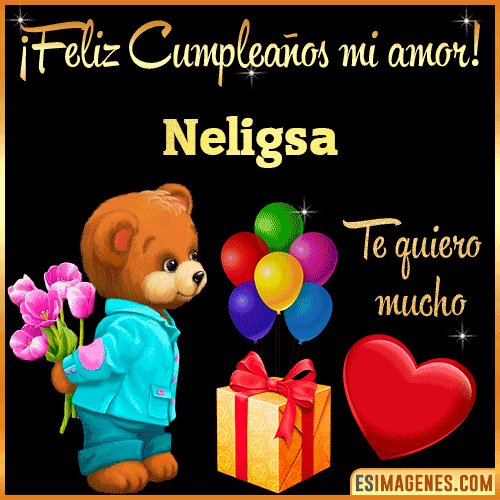 Feliz Cumple mi Amor  Neligsa