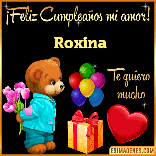 Feliz Cumple mi Amor  Roxina