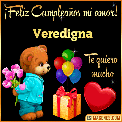 Feliz Cumple mi Amor  Veredigna