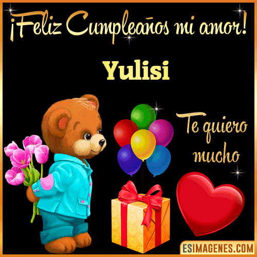 Feliz Cumple mi Amor  Yulisi
