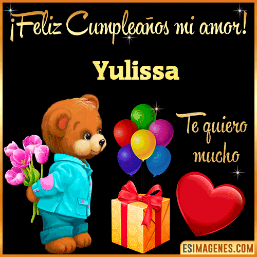 Feliz Cumple mi Amor  Yulissa
