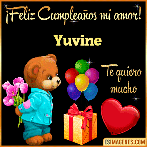 Feliz Cumple mi Amor  Yuvine