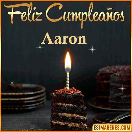 Feliz cumpleaños  Aaron