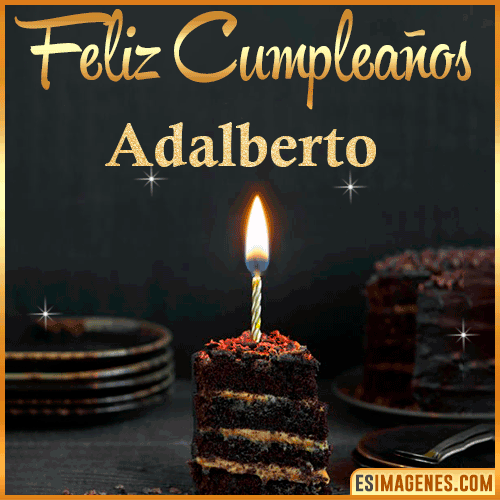 Feliz cumpleaños  Adalberto