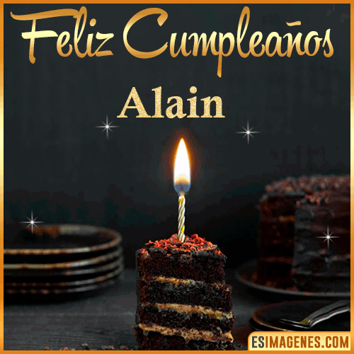 Feliz cumpleaños  Alain