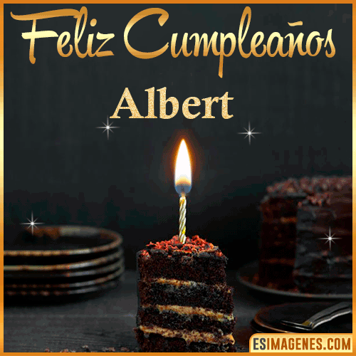 Feliz cumpleaños  Albert