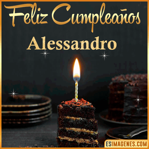Feliz cumpleaños  Alessandro