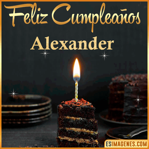 Feliz cumpleaños  Alexander