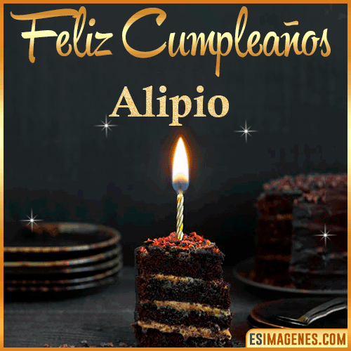 Feliz cumpleaños  Alipio