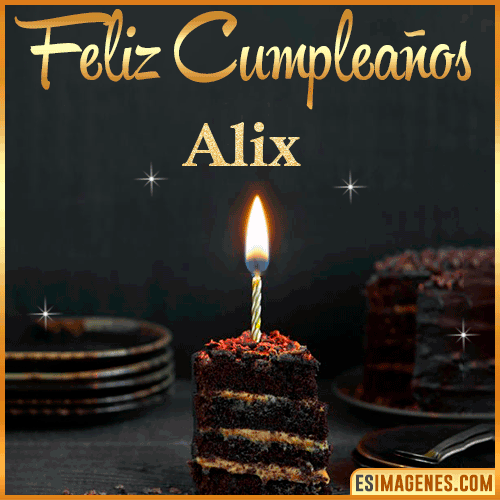 Feliz cumpleaños  Alix