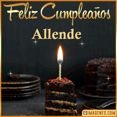 Feliz cumpleaños  Allende