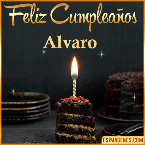 Feliz cumpleaños  Alvaro