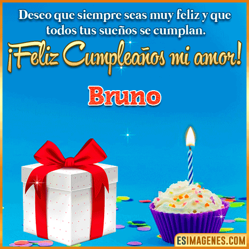 Feliz Cumpleaños Amor  Bruno