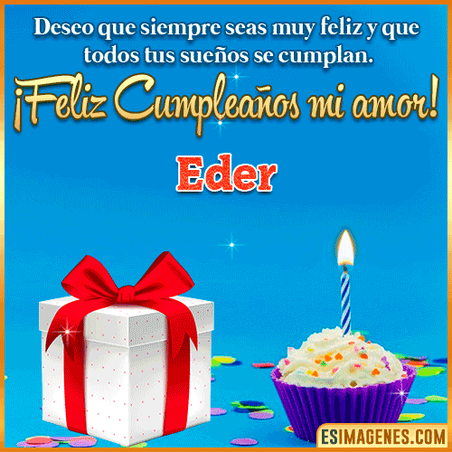 Feliz Cumpleaños Amor  Eder