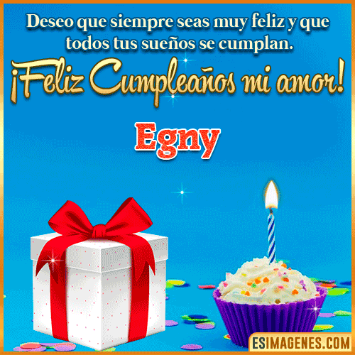 Feliz Cumpleaños Amor  Egny