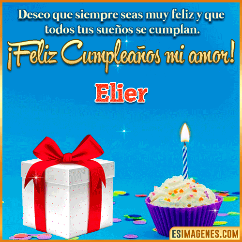 Feliz Cumpleaños Amor  Elier