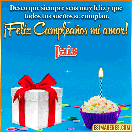 Feliz Cumpleaños Amor  Jais