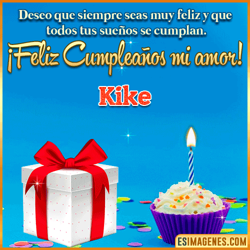 Feliz Cumpleaños Amor  Kike