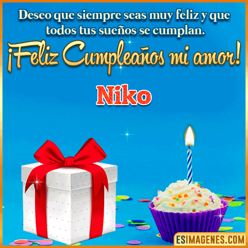 Feliz Cumpleaños Amor  Niko