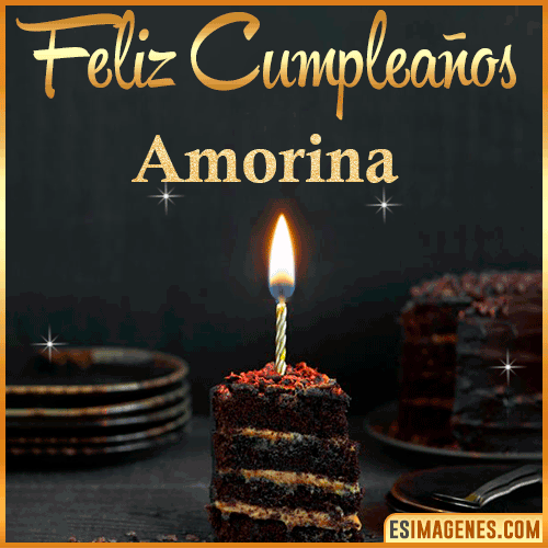 Feliz cumpleaños  Amorina