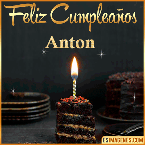 Feliz cumpleaños  Anton