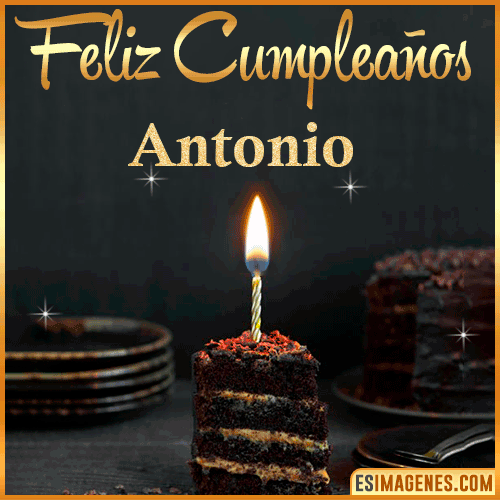 Feliz cumpleaños  Antonio