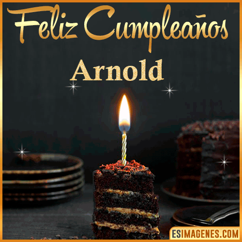 Feliz cumpleaños  Arnold