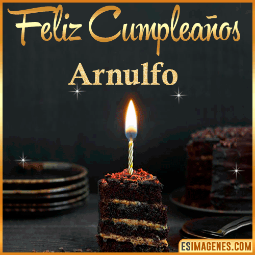 Feliz cumpleaños  Arnulfo