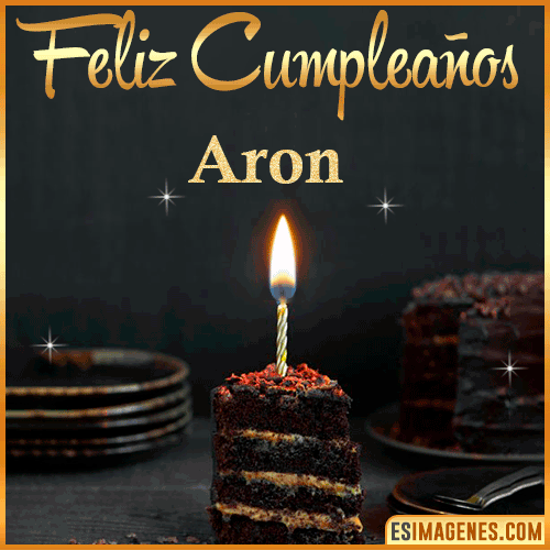 Feliz cumpleaños  Aron
