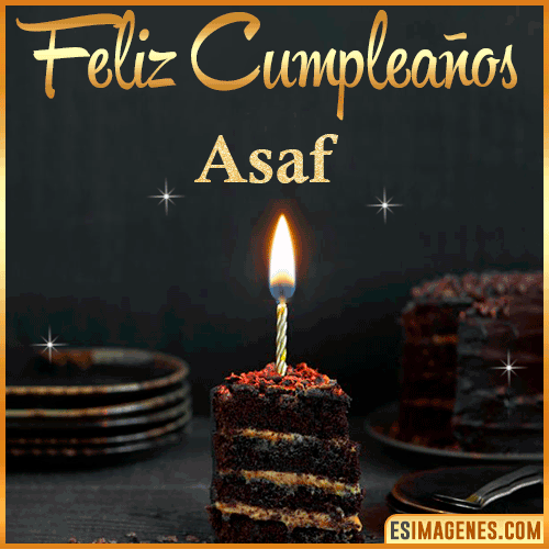 Feliz cumpleaños  Asaf