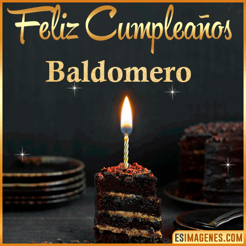 Feliz cumpleaños  Baldomero