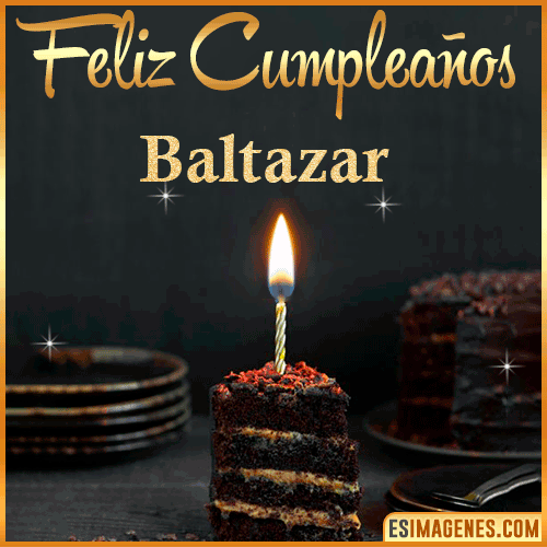Feliz cumpleaños  Baltazar
