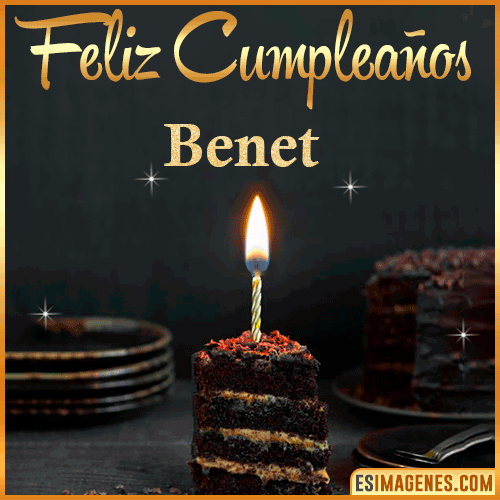 Feliz cumpleaños  Benet