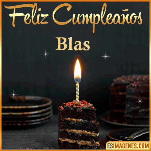 Feliz cumpleaños  Blas