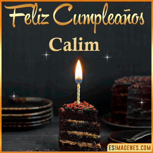 Feliz cumpleaños  Calim