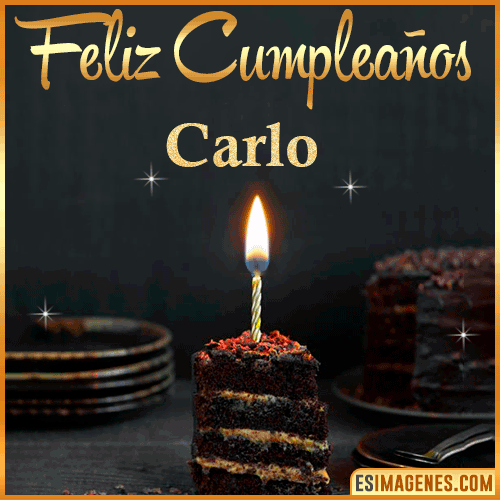 Feliz cumpleaños  Carlo