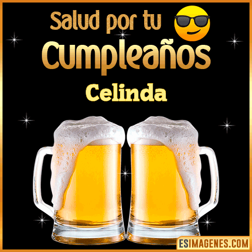 Feliz Cumpleaños cerveza gif  Celinda