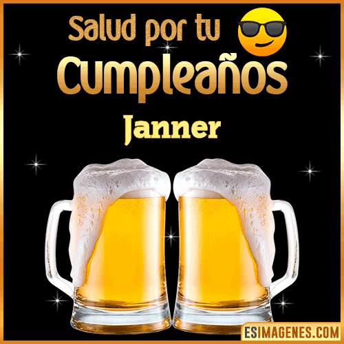 Feliz Cumpleaños cerveza gif  Janner
